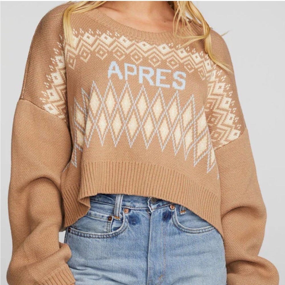 Chaser Tan Apres Sweater